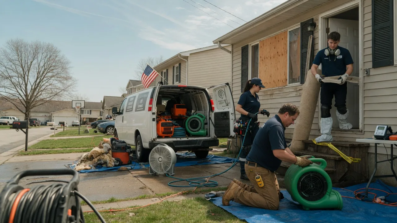 Water Damage Restoration in Lindsborg, KS near me